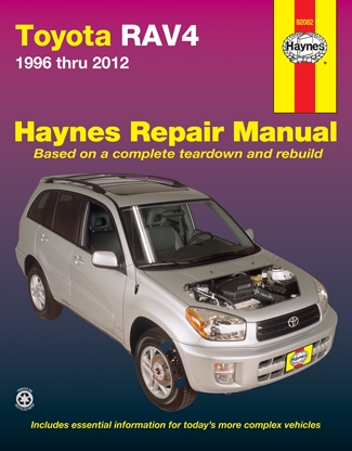 Haynes Manual - Toyota Rav4 årg. 96-12